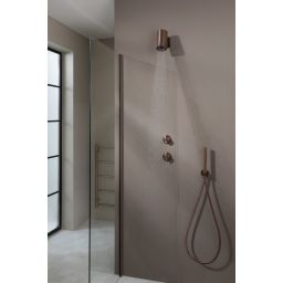 JTP Lumen deszczownica 17x8 cm okrągła brąz szczotkowany LU1SHBRZ