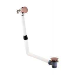 JTP Vos syfon do wanny z korkiem click-clack brąz szczotkowany 21809HACCBRZ