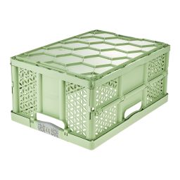 Keeeper Eco Ben kosz do przechowywania 45 l składany z miękkimi uchwytami Eco Gras Green 1021531900000