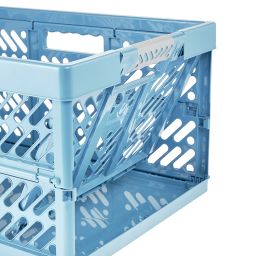 Keeeper Eco Ben kosz do przechowywania 45 l składany z miękkimi uchwytami Eco Blue 10225695000NN