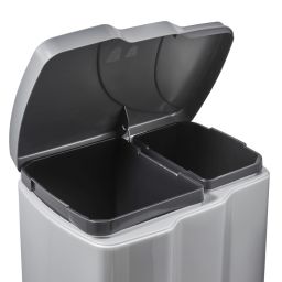 Keeeper Gunnar sortownik na odpady 22 l z pedałem jasnosrebrny 1030016000000
