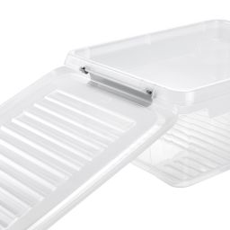 Keeeper Leonie pojemnik 28,5x18,5x16 cm przezroczysty-szary 1115700100000