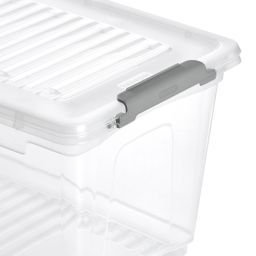 Keeeper Leonie pojemnik 28,5x18,5x16 cm przezroczysty-szary 1115700100000