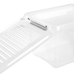 Keeeper Leonie pojemnik do przechowywania 37,5x18,5x23,5 cm przezroczysty-szary 1115900100000