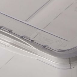 Keeeper Bea Clearbox pojemniki do przechowywania (4 szt) zestaw przezroczysty-szary 3001982700000