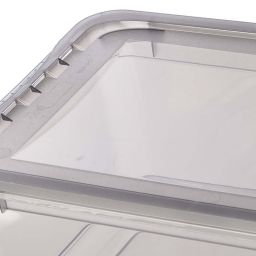 Keeeper Bea Clearbox pojemniki do przechowywania (4 szt) zestaw przezroczysty-szary 3001982700000