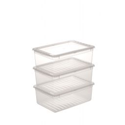 Keeeper Bea Clearbox pojemniki do przechowywania (3 szt) 3002000100000