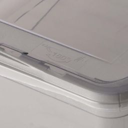 Keeeper Bea Clearbox pojemniki do przechowywania (3 szt) zestaw przezroczysty-szary 3003182700000