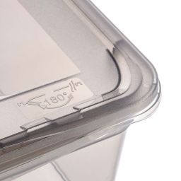 Keeeper Bea Clearbox pojemniki do przechowywania (3 szt) zestaw przezroczysty-szary 3003182700000