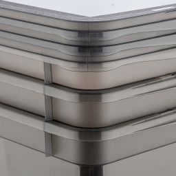 Keeeper Bea Clearbox pojemniki do przechowywania (3 szt) zestaw przezroczysty-szary 3003182700000