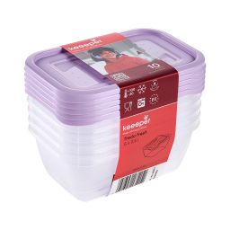 Keeeper Fredo Fresh pojemniki na żywność (5 szt) zestaw przezroczysty-fioletowy 3067252500000
