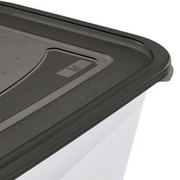 Keeeper Fredo Fresh pojemniki na żywność (4 szt) zestaw przezroczysty-szary 3067382700000