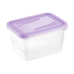 Keeeper Fredo Fresh pojemniki na żywność (2 szt) zestaw przezroczysty-fioletowy 3067652500000