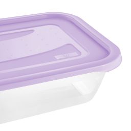 Keeeper Fredo Fresh pojemniki na żywność (3 szt) zestaw przezroczysty-fioletowy 3067952500000