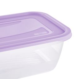 Keeeper Fredo Fresh pojemniki na żywność (2 szt) zestaw przezroczysty-fioletowy 3068052500000
