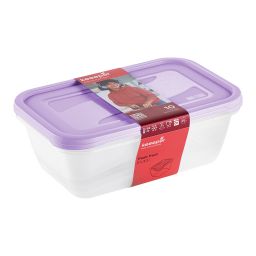 Keeeper Fredo Fresh pojemniki na żywność (2 szt) zestaw przezroczysty-fioletowy 3068052500000