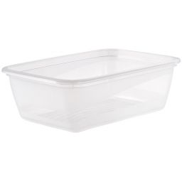 Keeeper Fredo Fresh zestaw pojemników do przechowywania 20,5x15,5x6,5 cm przezroczysty-niebieski 3067563200000