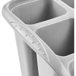 Keeeper Pierre ociekacz do sztućców 16x16x12 cm szary 1058113000000