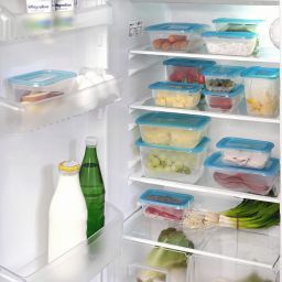 Keeeper Fredo Fresh zestaw pojemników do przechowywania 29x19x7 cm przezroczysty-niebieski 3067963200000