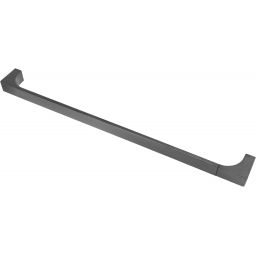 Keuco Edition 400 wieszak na ręcznik 60 cm chrom-czarny szczotkowany 11101130600