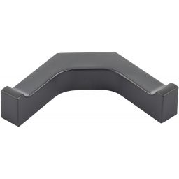 Keuco Edition 11 wieszak na ręcznik chrom-czarny szczotkowany 11115130000