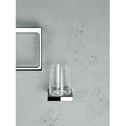 Keuco Edition 11 kubek do mycia zębów z uchwytem szkło/chrom 11150019000
