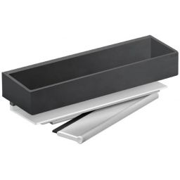 Keuco Edition 11 koszyk łazienkowy ze ściągaczką chrom-czarny szczotkowany 11159130000