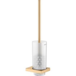 Keuco Edition 11 szczotka toaletowa ścienna szkło/mosiądz szczotkowany 11164259000