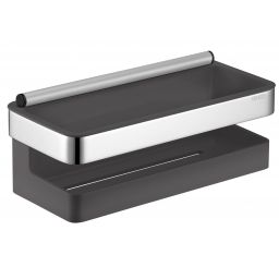 Keuco Moll koszyk łazienkowy ze ściągaczką chrom/antracyt 12759010001