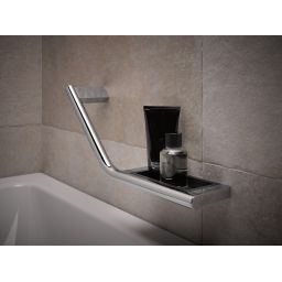 Keuco Plan uchwyt wannowy poręcz lewa chrom/antracyt 14909012037