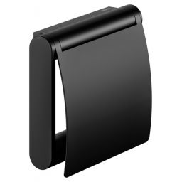 Keuco Black Selection uchwyt na papier toaletowy czarny 14960370000