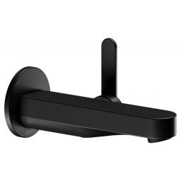 Keuco IXMO Flat bateria umywalkowa podtynkowa czarny mat 59516370301