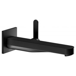 Keuco IXMO Flat bateria umywalkowa podtynkowa czarny mat 59516371302