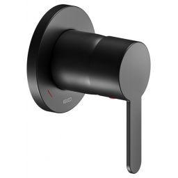 Keuco IXMO Flat bateria prysznicowa podtynkowa czarny mat 59551370301