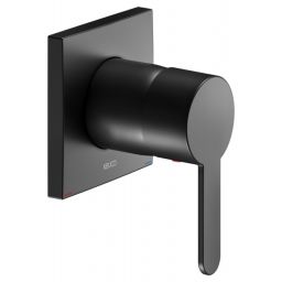 Keuco IXMO Flat bateria prysznicowa podtynkowa czarny mat 59551370302