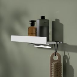 Keuco Reva półka prysznicowa 35 cm biała 12859510000