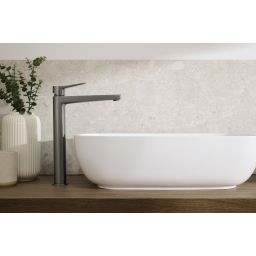 KFA Armatura Malaga Gun Metal Grey bateria umywalkowa stojąca wysoka szara 4522-712-61