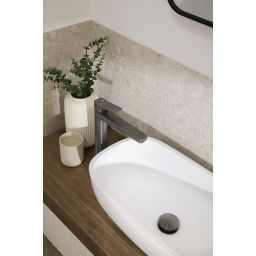 KFA Armatura Malaga Gun Metal Grey bateria umywalkowa stojąca wysoka szara 4522-712-61