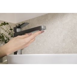 KFA Armatura Malaga Gun Metal Grey bateria umywalkowa stojąca wysoka szara 4522-712-61