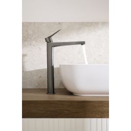 KFA Armatura Malaga Gun Metal Grey bateria umywalkowa stojąca wysoka szara 4522-712-61