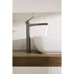 KFA Armatura Malaga Gun Metal Grey bateria umywalkowa stojąca wysoka szara 4522-712-61