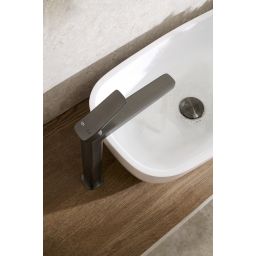 KFA Armatura Malaga Gun Metal Grey bateria umywalkowa stojąca wysoka szara 4522-712-61