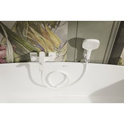 KFA Armatura Malaga White bateria wannowo-prysznicowa ścienna biała 4524-010-44