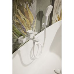 KFA Armatura Malaga White bateria wannowo-prysznicowa ścienna biała 4524-010-44