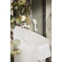 KFA Armatura Malaga White bateria wannowo-prysznicowa ścienna biała 4524-010-44