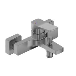 KFA Armatura Malaga Gun Metal Grey bateria wannowo-prysznicowa ścienna szara 4524-010-61