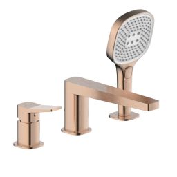 KFA Armatura Malaga Rose Gold bateria wannowo-prysznicowa nawannowa różowe złoto szczotkowane 4525-210-34