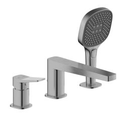 KFA Armatura Malaga Gun Metal Grey bateria wannowo-prysznicowa nawannowa szara 4525-210-61