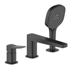 KFA Armatura Malaga Black bateria wannowo-prysznicowa nawannowa czarna 4525-210-81