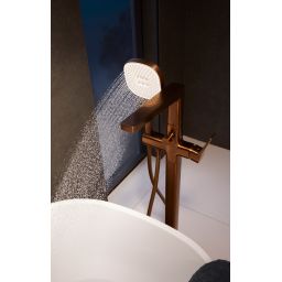 KFA Armatura Malaga Rose Gold bateria wannowo-prysznicowa wolnostojąca różowe złoto szczotkowane 4525-510-34